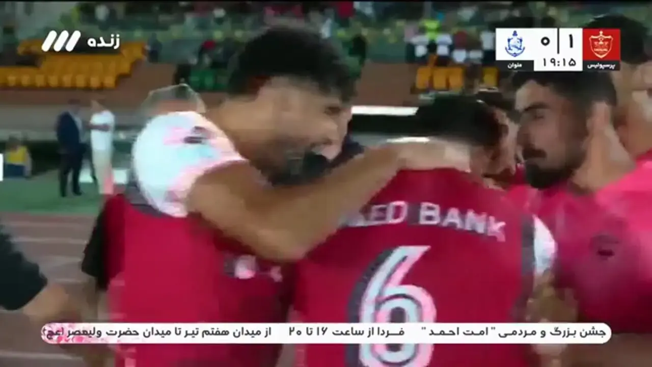 گل به خودی ملوان؛ پرسپولیس پیش افتاد