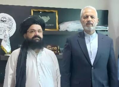  گفت‌وگوی سفیر ایران با یک مقام طالبان درباره احداث خط راه آهن هرات-مزارشریف