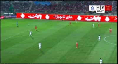 گل سوم پرسپولیس به ملوان+ویدئو