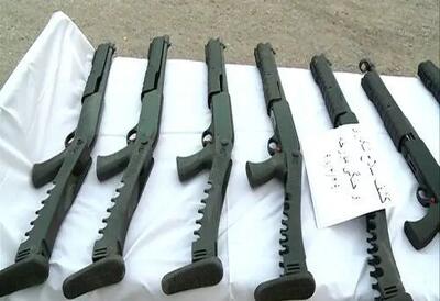  یک محموله سلاح و مهمات جنگی در مرزهای استان کردستان کشف و توقیف شد