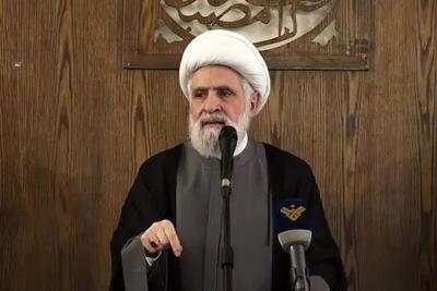  شیخ نعیم قاسم: آمریکا و رژیم صهیونیستی با همه فشارها و جنایات موفق نشدند و نخواهند شد + فیلم