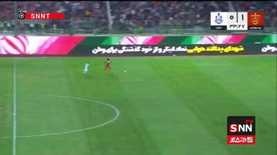 گل دوم پرسپولیس به ملوان با سوپرگل و استارت دیدنی بیفوما در دقیقه ۳۴ / پرسپولیس 2 - 0ملوان