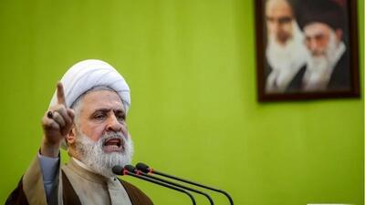 شیخ نعیم قاسم: آمریکا میانجی بیطرف نیست و باید کنار گذاشته شود/ تفاهمنامه ایران با آمریکا باعث کاهش تجاوز های رژیم صهیونیستی به لبنان شد + فیلم