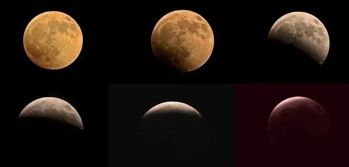  آلبوم تصاویر ماه‌گرفتگی جزئی سال ۲۰۲۶