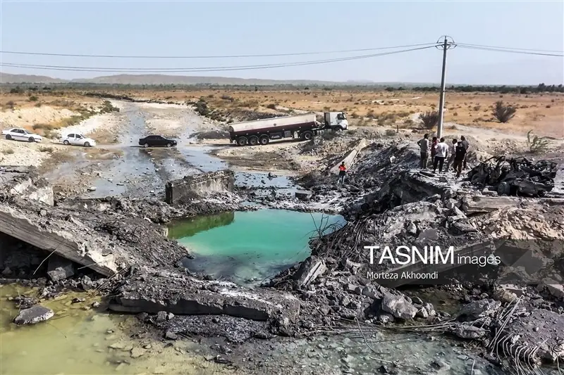 بازسازی پل آسیبدیده گریوه هرمزگان در آستانه بهرهبرداری - تسنیم