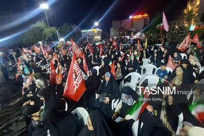  موج 180 تجمعات شبانه بوشهری‌ها پیام وحدت ملت ایران را مخابره کرد - تسنیم