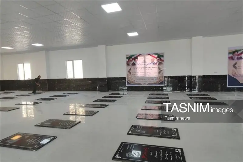 افتتاح مرکز فرهنگی و گلزار شهدای چرام در هفته دولت تصاویر - تسنیم