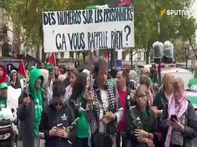  راهپیمایی حامیان فلسطین در پاریس با نمادهای صلح | آخرین خبر