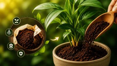  تفاله چای برای گیاهان چه فوایدی دارد؟ روش استفاده صحیح برای رشد بهتر