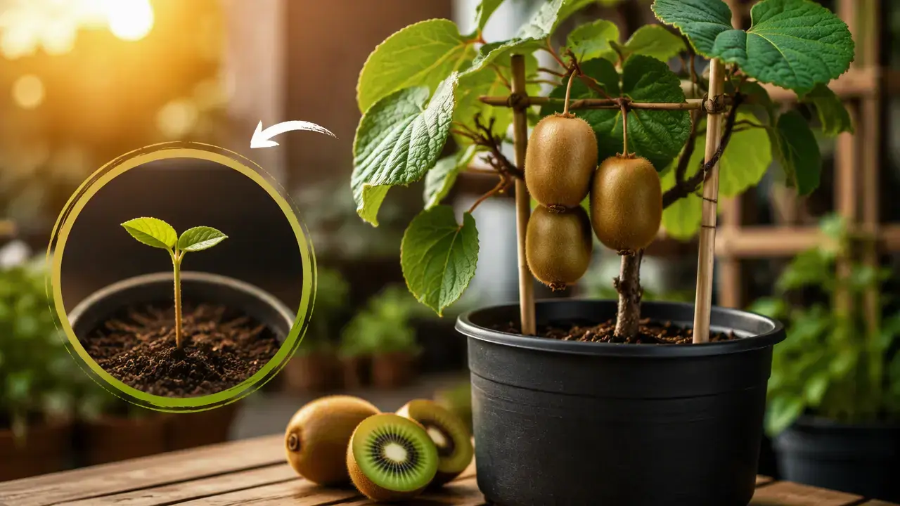  تکنیک ساده کاشت کیوی در گلدان برای داشتن گیاهی پربار در خانه