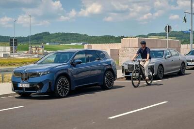 خودرو جدید BMW راهکاری هوشمند برای جلوگیری از تصادف با دوچرخهسواران دارد