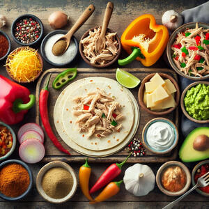 طرز تهیه یک غذای مکزیکی متفاوت؛ کسادیا مرغ