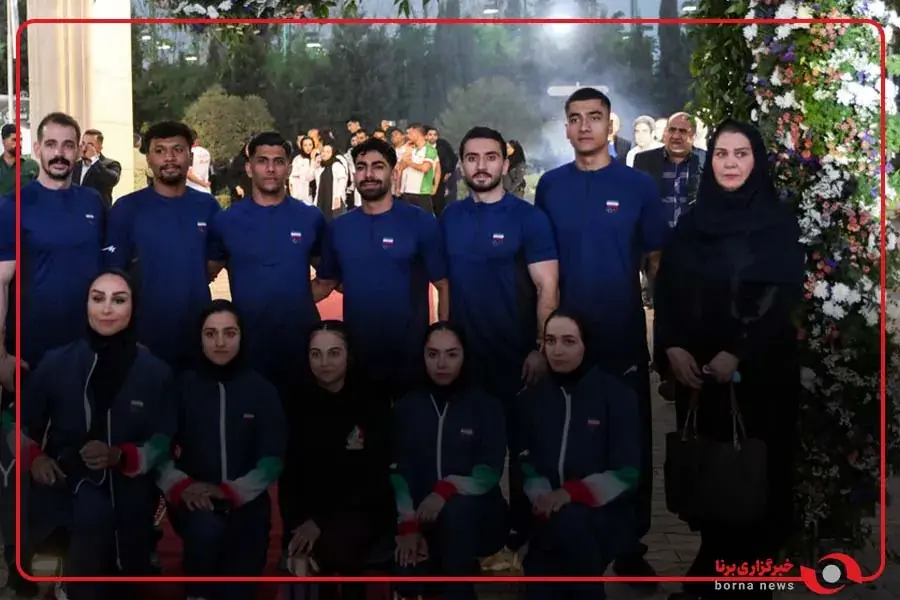  مراسم بدرقه کاروان ورزش ایران به بازی‌های المپیک آسیایی ناگویای ژاپن