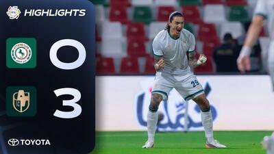 خلاصه بازی الاتفاق 0-3 الدرعیه (دبل داروین نونیز)