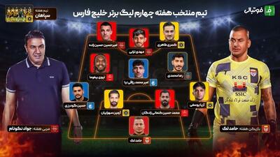  تیم منتخب هفته چهارم؛ بماند به یادگار