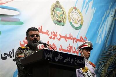 پدافند هوایی در خط مقدم مقابله با دشمن قرار داشت