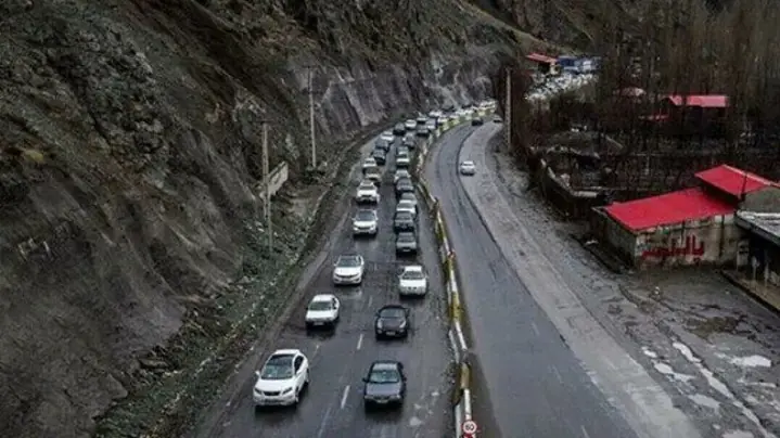 جاده چالوس یکطرفه شد