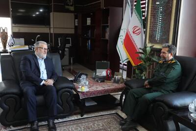دیدار فرمانده سپاه سیدالشهدا با استاندار تهران