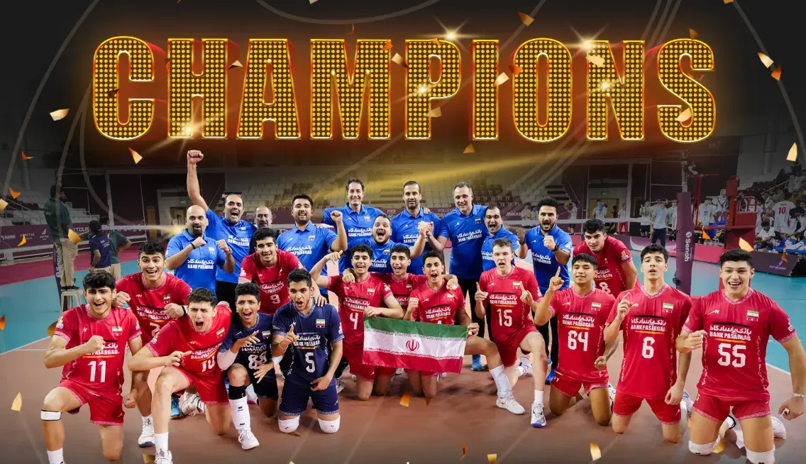  مقتدرانه بی‌رحمانه! پسران بلندقامت ایران بر تخت پادشاهی والیبال جهان نشستند