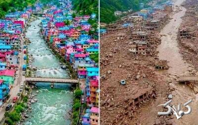 تصاویر خارق العاده از سرچشمه سیل عظیم در نپال + فیلم | تصاویر قبل و بعد از این سیل مرگبار - مجله اینترنتی کولاک