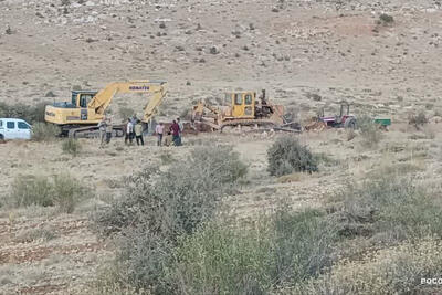 توقیف بولدوزرهای متخلف در منطقه حفاظتشده بستانک فارس