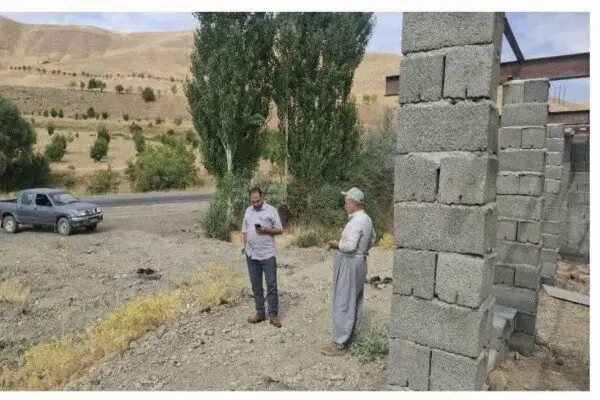 توقف تخریب اراضی ملی در روستای تیژتیژ سنندج