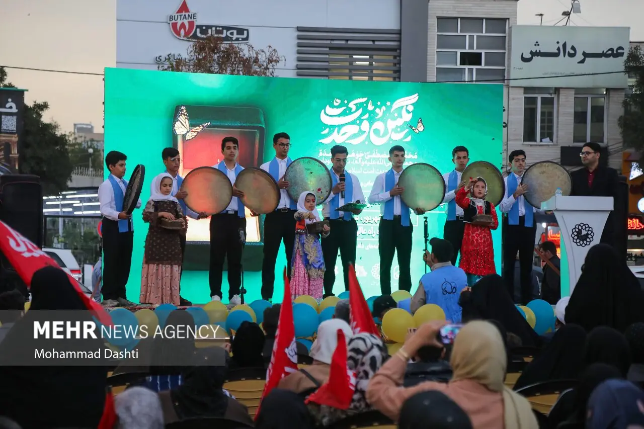  جشن بزرگ امت احمد باشکوه در اردبیل برگزار شد