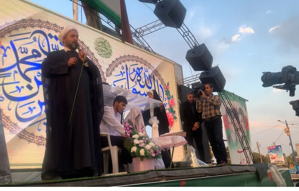  برگزاری ازدواج دو زوج ارومیه ای در مهمانی «امت احمد»