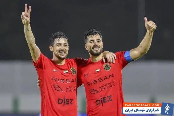  پست سردار آزمون پس از برد مقابل الوصل