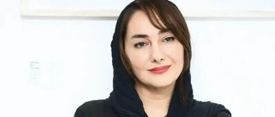 هانیه توسلی مشکی پوش شد/عکس