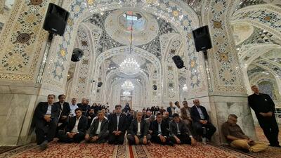 تجدید میثاق مدیران نظام سلامت با آرمانهای رهبر شهید انقلاب در جوار حرم مطهر رضوی