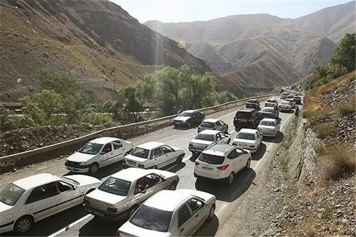 جاده چالوس یکطرفه شد
