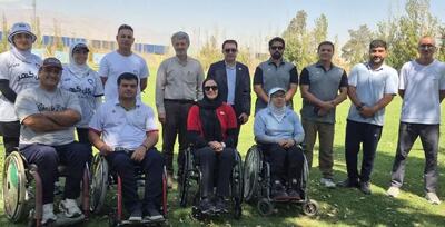  حضور رئیس فدراسیون جانبازان و توان‌یابان در میان ملی پوشان تیم‌ملی پاراتیراندازی با کمان