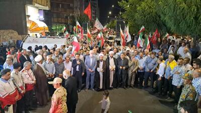 اجتماع باشکوه مردم باصلابت خوی در میدان مقاومت + عکس