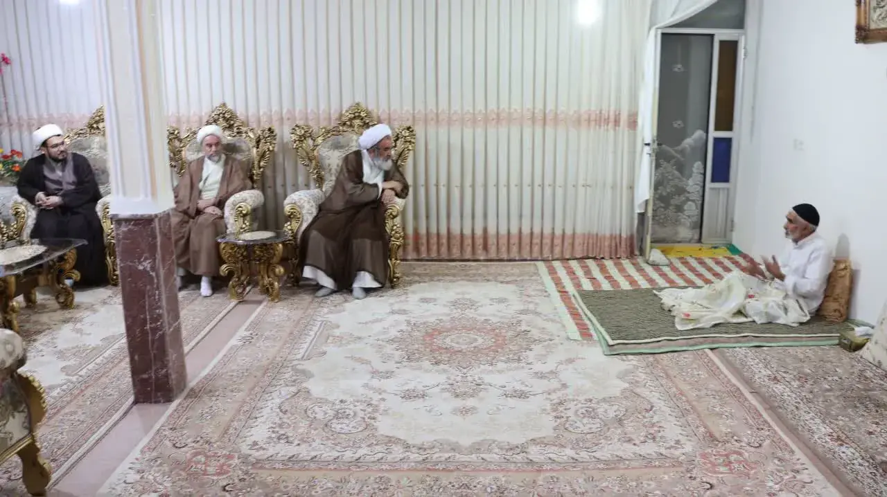  عیادت امام جمعه مرند از حجت‌الاسلام سید عقیلی