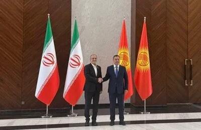 دیدار روسای جمهوری ایران و قرقیزستان