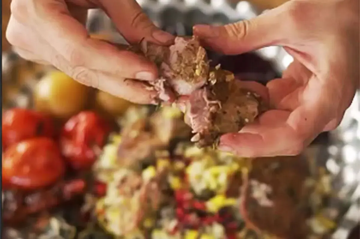  سبزی پلو سمنانی؛ غذایی متفاوت با ترکیب جذاب سبزی، گوشت و بادمجان