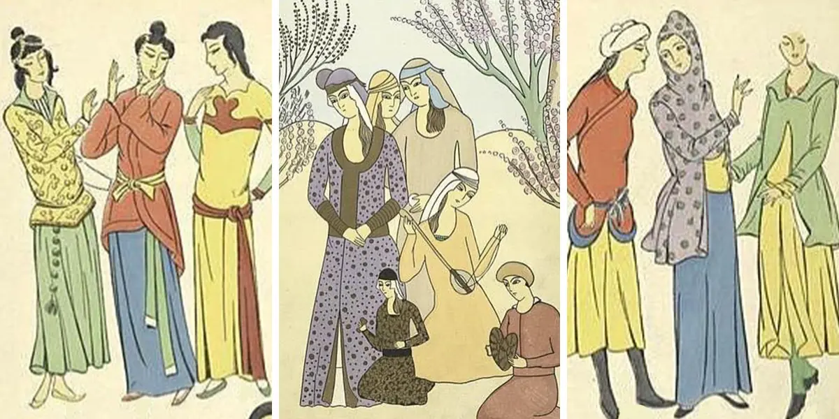  لباس‌های باشکوه زنان ایران، یک قرن پیش وارد تاریخ جهانی مد شد! - چی بپوشم