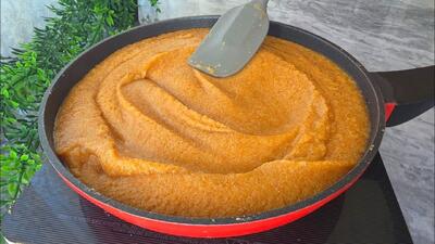 طرز تهیه حلوا کشدار و نرم با ارده و شیر