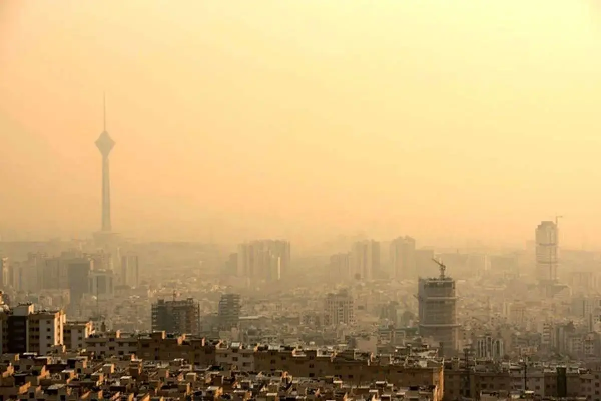 گردوخاک و باد شدید در تهران
