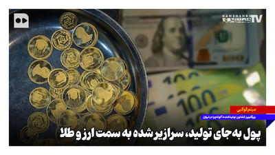 پول بهجای تولید به سمت ارز و طلا سرازیر شده است