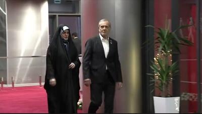  حضور پزشکیان در افتتاحیه مسابقات جهانی عشایری در بیشکک