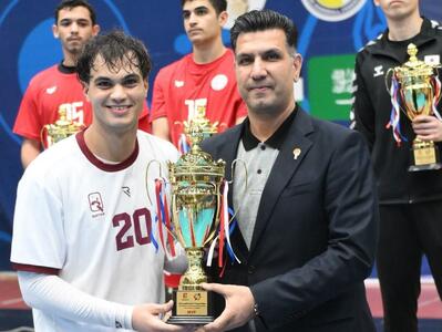  ملی‌پوش نوجوان هندبال ایران بهترین گوش راست آسیا شد