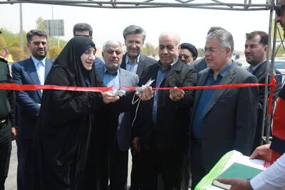 بهرهبرداری از ۱۴ کیلومتر از محور بهبهان-پل خیبرآباد با حضور معاون وزیر راه