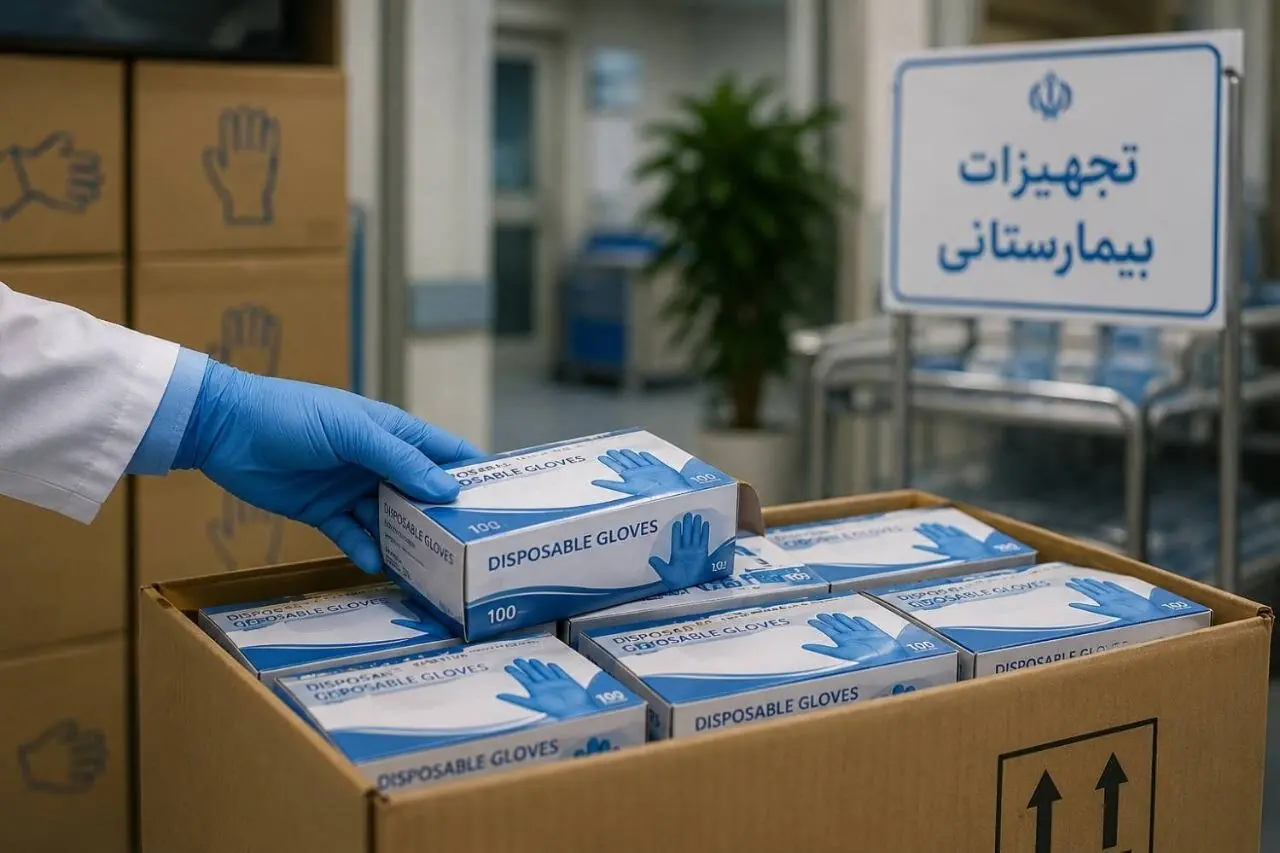  توزیع هدفمند دستکش پزشکی از ۱۵ شهریور