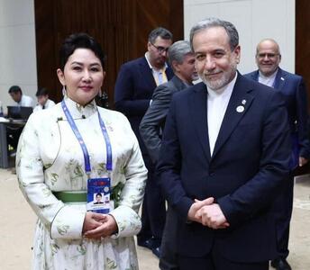 دیدار وزیران امور خارجه ایران و مغولستان در بیشکک