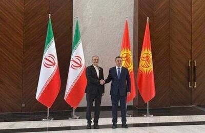  روسای جمهوری ایران و قرقیزستان دیدار کردند