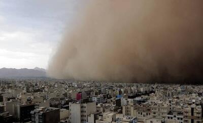 گردوخاک و باد شدید تهران را فرا میگیرد