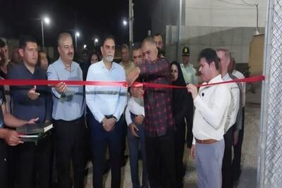 زمین چمن اسلامآباد دشتستان افتتاح شد