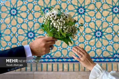 برپایی ۱۷۰ مراسم عقد در حرم بانوی کرامت در شب میلاد پیامبر رحمت